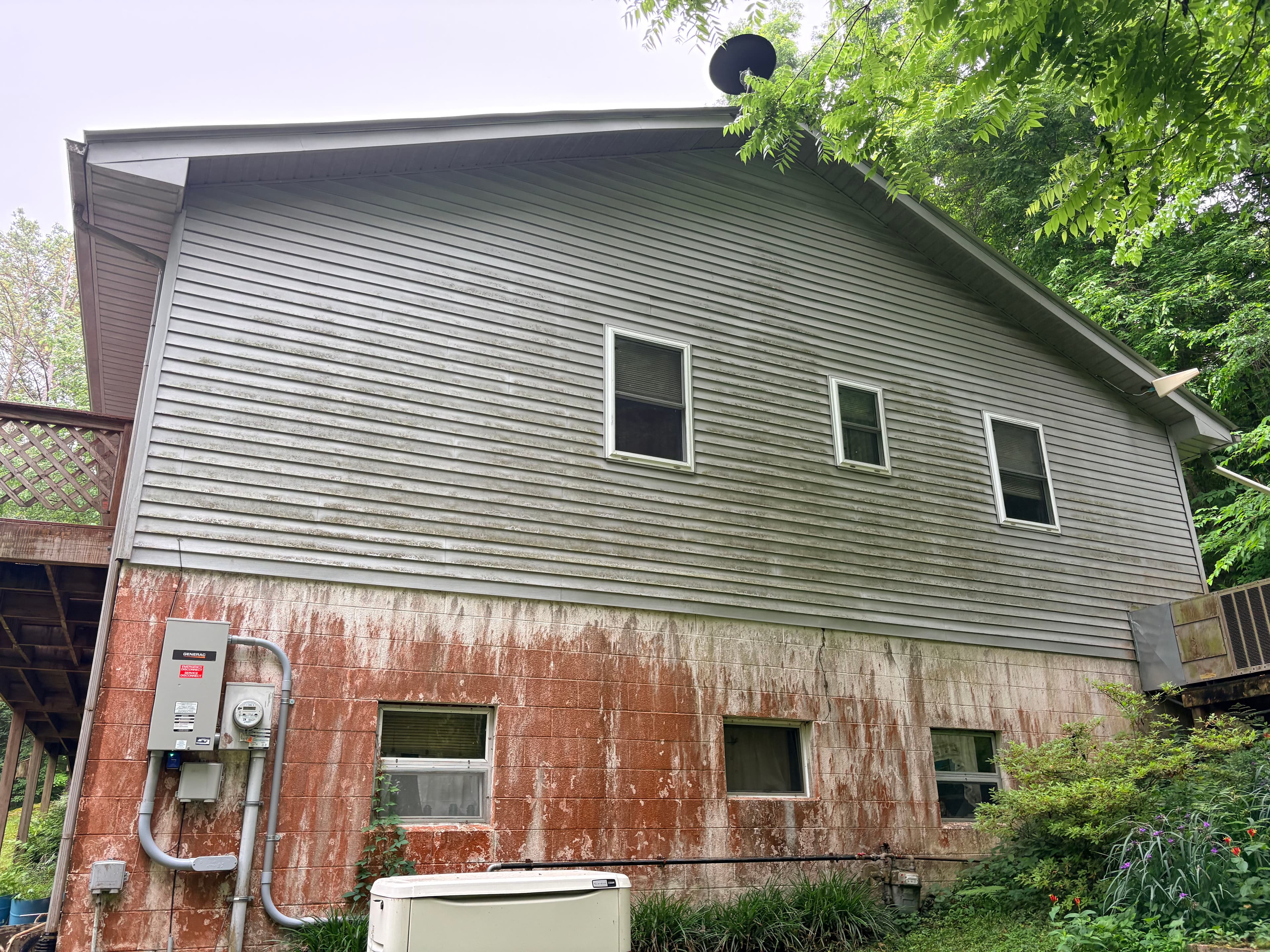 Project Heavy Algae and Rust Gone After Full House Soft Wash image